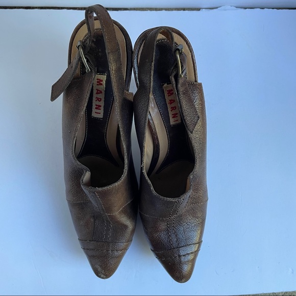 Marni Wood Platform Heels - Picture 14 of 15